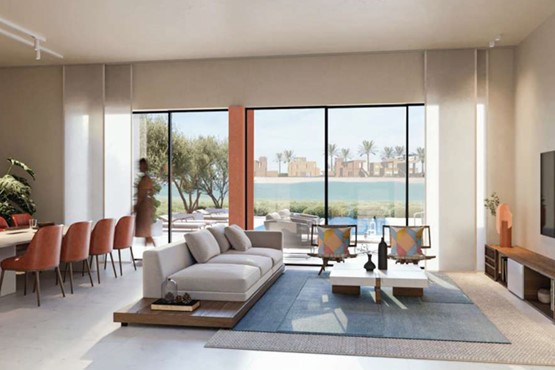 Lagoon view villa in North bay island